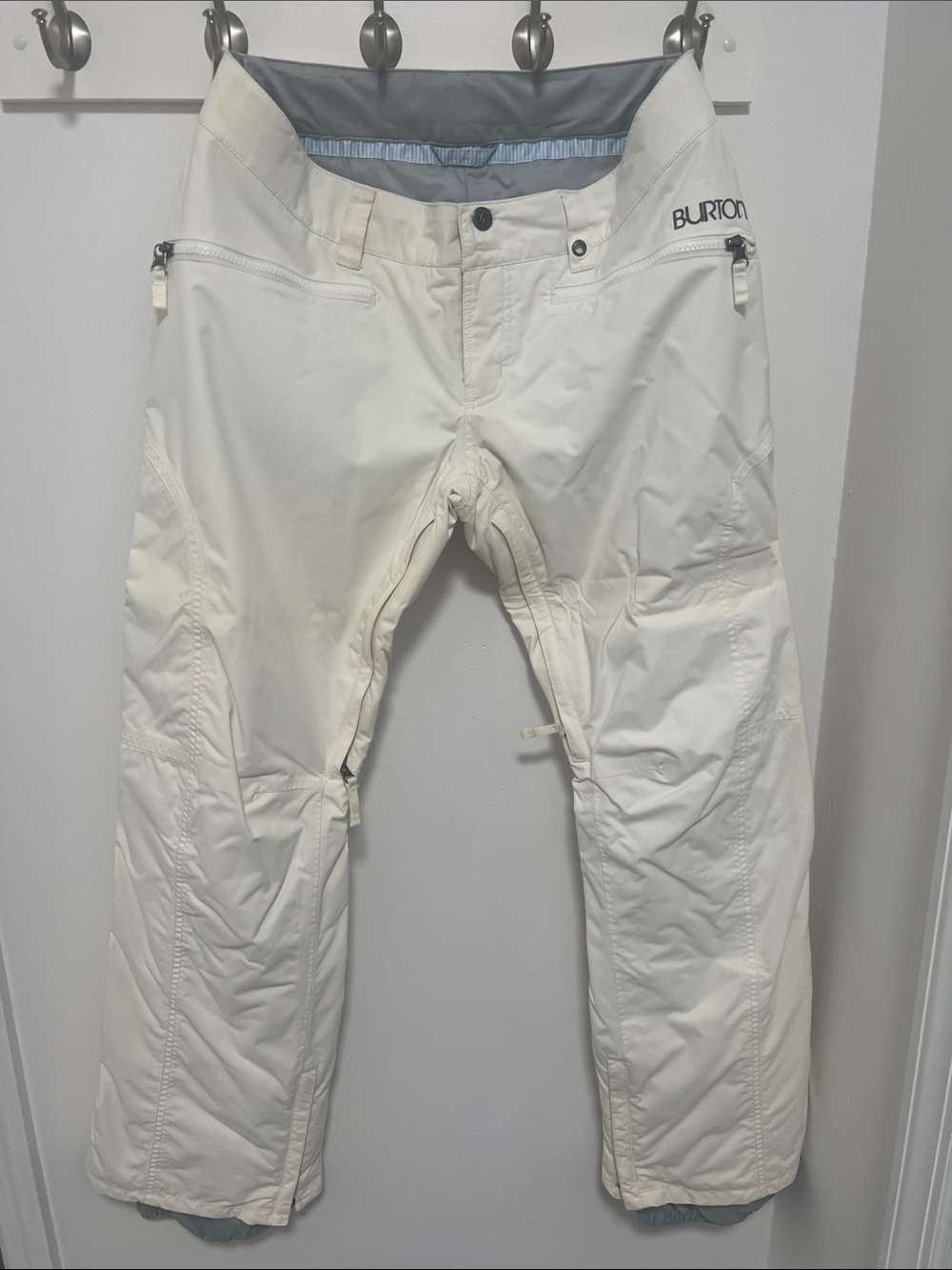 Burton Women’s White Snow Jogger/Ski Pants